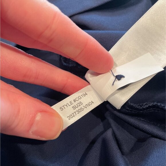 NWT J.Crew Men's Sz M Performance Piqué Polo Shirt Evening Sky Navy Blue - Picture 9 of 9